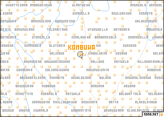 map of Kombuwa