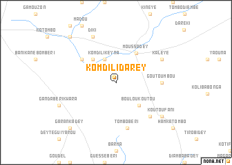 map of Komdili Darey