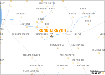 map of Komdili Keyna