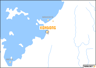 map of Komdong