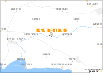 map of Komendantovka