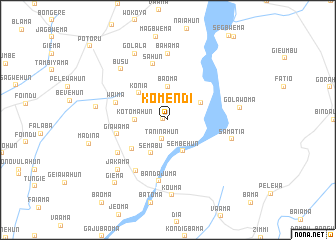 map of Komendi