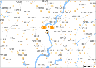 map of Komendi