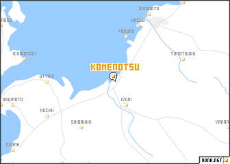 map of Komenotsu