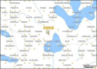 map of Komia