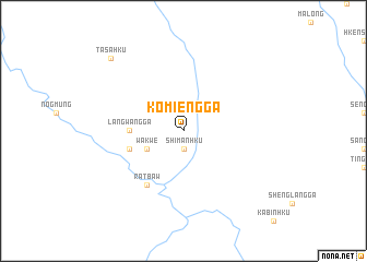 map of Komieng Ga