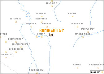 map of Komihevitsy