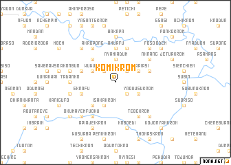 map of Komikrom