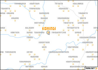 map of Komindi