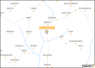 map of Kominidè