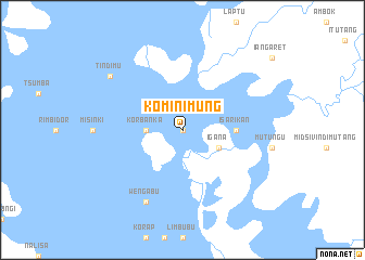 map of Kominimung