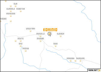 map of Kominio