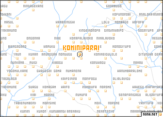 map of Kominiparai