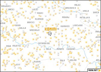 map of Komini