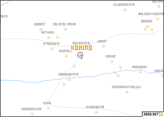 map of Komino