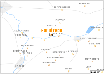 map of Komintern