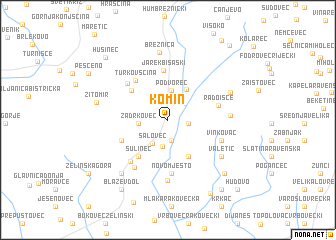 map of Komin