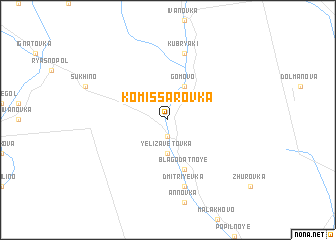 map of Komissarovka