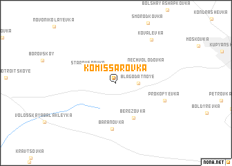 map of Komissarovka