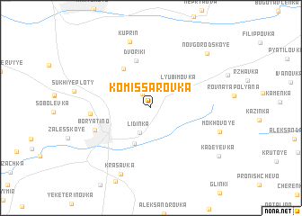 map of Komissarovka