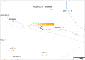 map of Komissarovka