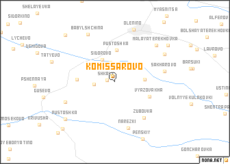 map of Komissarovo