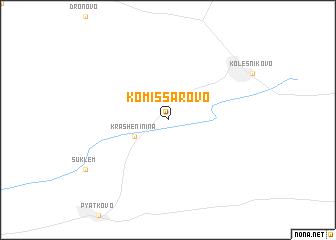 map of Komissarovo