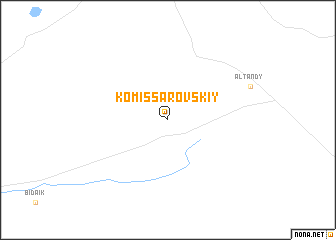 map of Komissarovskiy