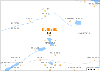 map of Komisuo