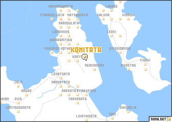 map of Komitáta