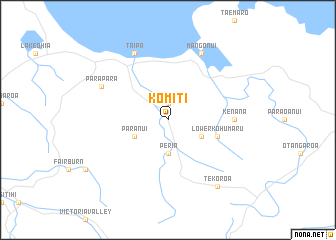 map of Komiti