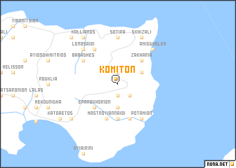 map of Kómiton