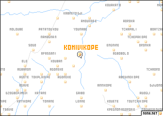 map of Komivikopé