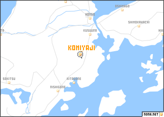 map of Ko-miyaji