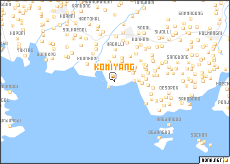 map of Komiyang