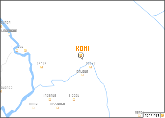 map of Komi