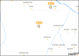 map of Komi