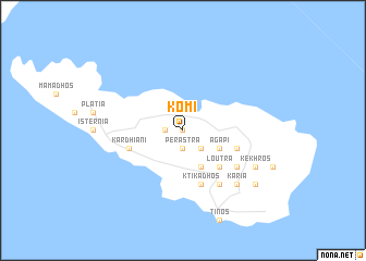map of Kómi