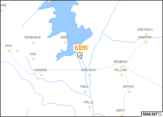 map of Komi