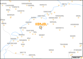 map of Komjŏl