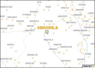 map of Komki Ipala