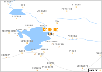 map of Komkino