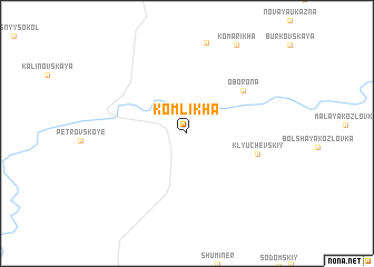 map of Komlikha