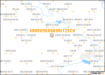 map of Kommende Dommitzsch