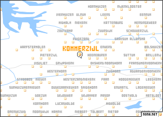 map of Kommerzijl