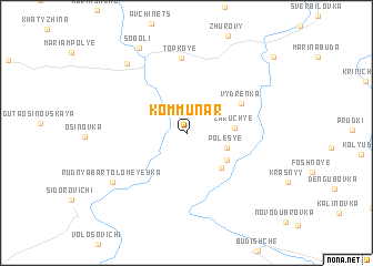 map of Kommunar