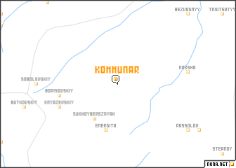 map of Kommunar