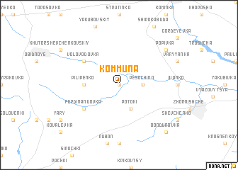 map of Kommuna