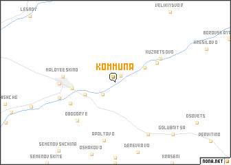 map of Kommuna