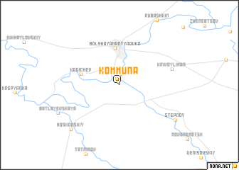 map of Kommuna